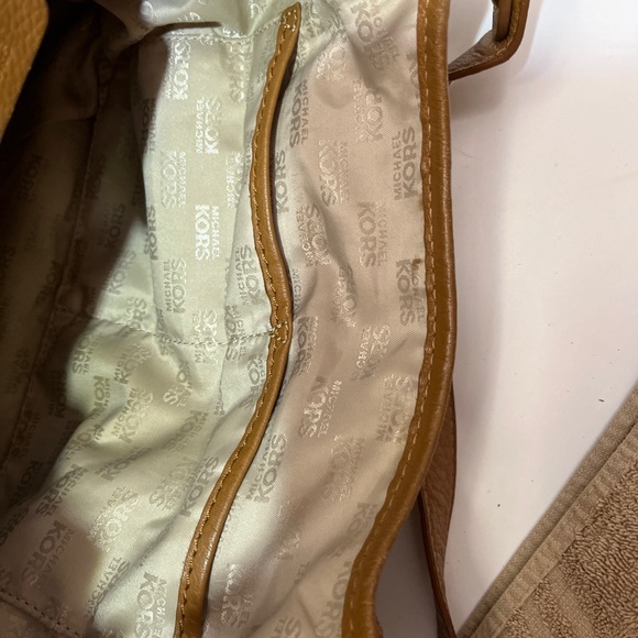 Michael Kors Leather Shoulder Handbag - Picture 7 of 11